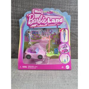 Barbie Mini BarbieLand 1.5" Doll NEW Color Changing Toy Car Vehicle Playset g26
